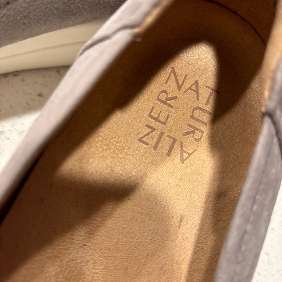 Naturalizer Womens Susan Leather Slip On Wedge Heels Gray Size 10 Medium - Picture 9 of 11